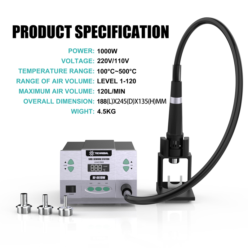8610 861DW SMD BGA Hot Air Sol - Hot Air Rework Station 861Dw recensie en prijs
