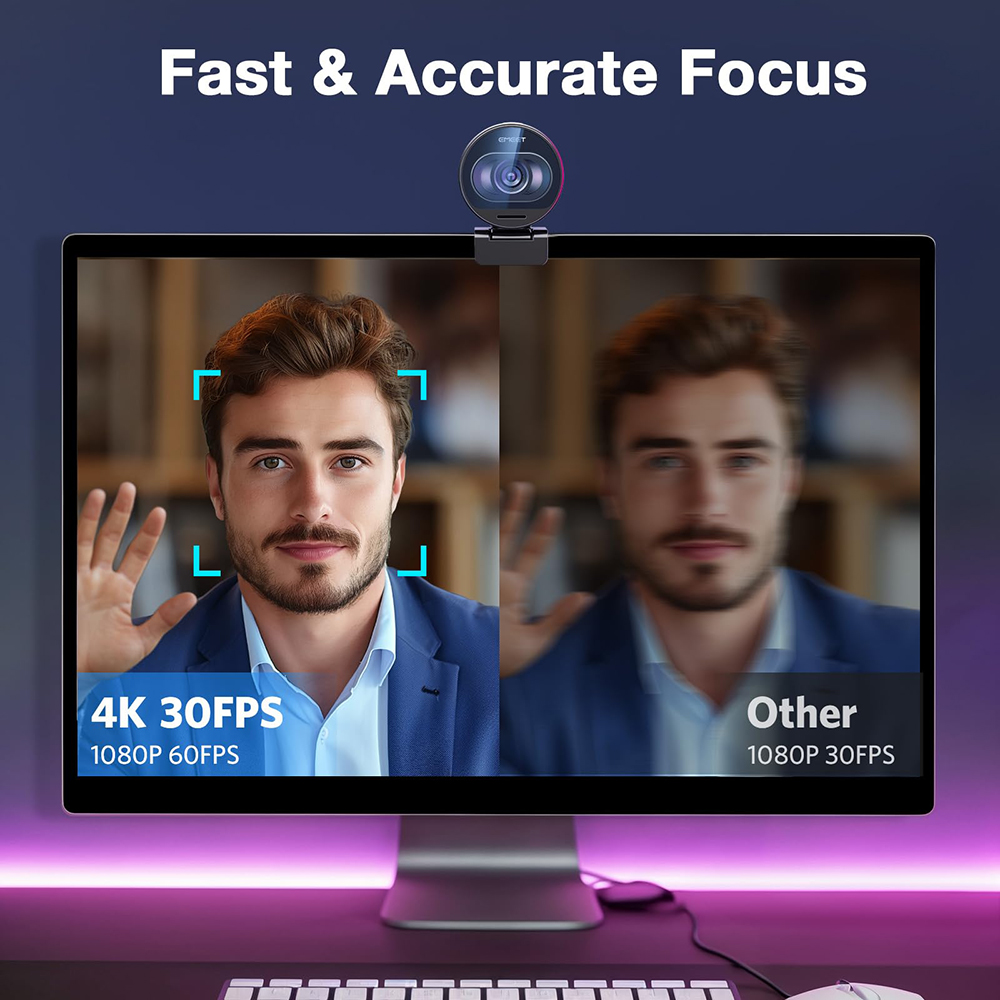 4K Webcam EMEET S600 SmartCam  - 4K Microscope Camera Sony Sensor recensie en prijs
